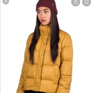 Patagonia silent down jacket in kastanos brown